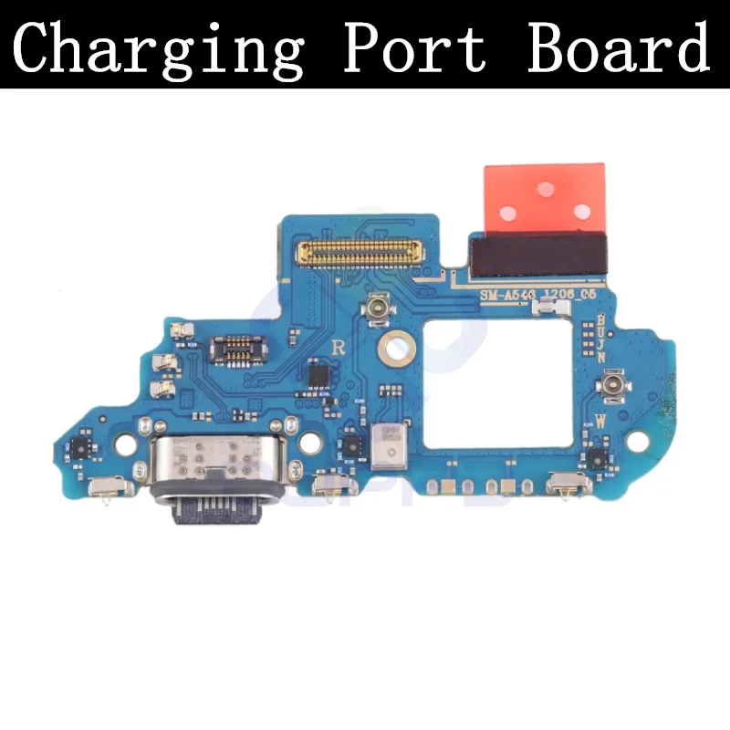 Charging Port Board For Samsung A54 A546 Top Ear Loud Speaker SIM Card Fingerprint Sensor Volume Off On Motherboard Flex Cable