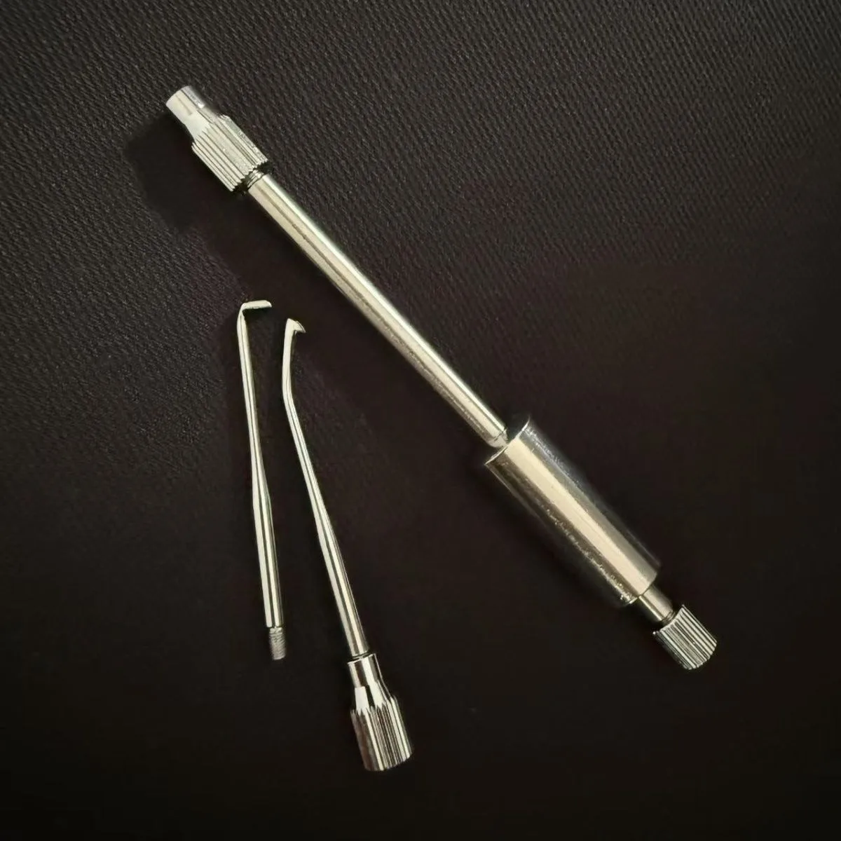 

2‑in‑1 Manual Crown Remover – Double‑Ended Stainless Steel Extractor for Crown & Bridge Removal, Universal Prosthetic Tool