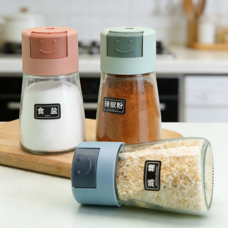 

Набор банок для специй с дозатором, кухонная герметичная влагонепроницаемая емкость для соли и приправ, бытовой контейнер для специй