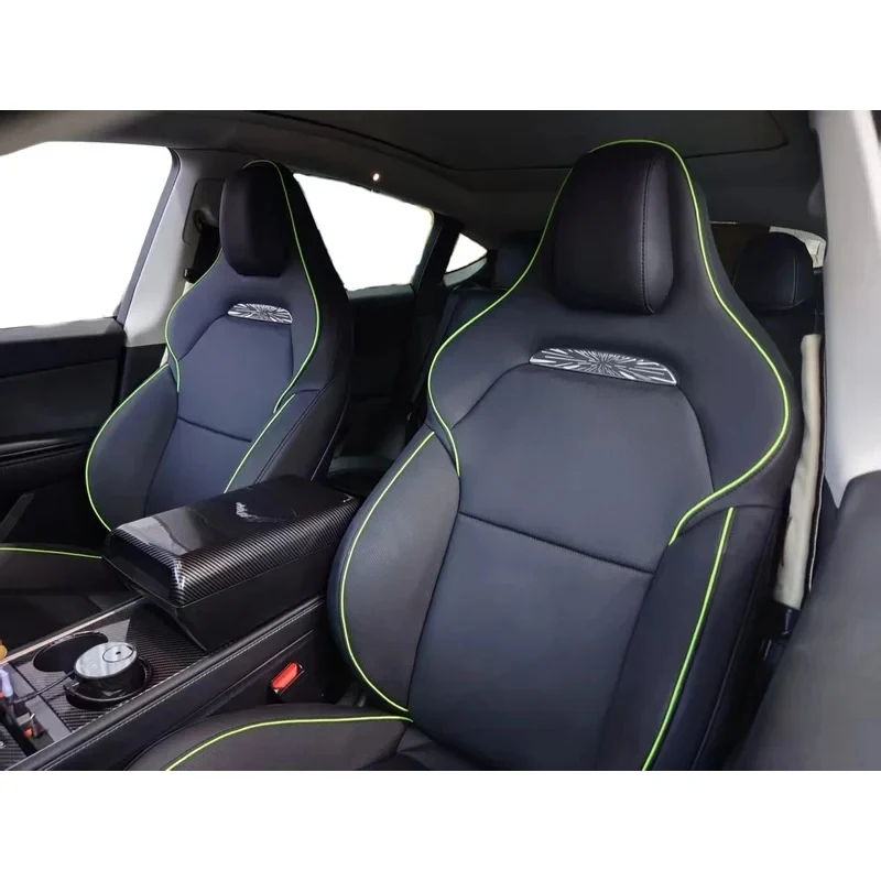 

Custom Luxury Leather Sporty Front Car Seats, All-Season Compatible