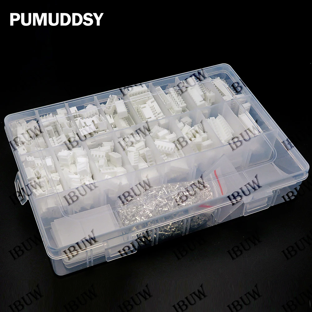 

1330PCS JST-XHP 2.5mm 2/3/4/5/6/7/8/10 Pin Housing Male Female Pin Head Connector Adapter Plug Set Perfectly Compatible xh2.54