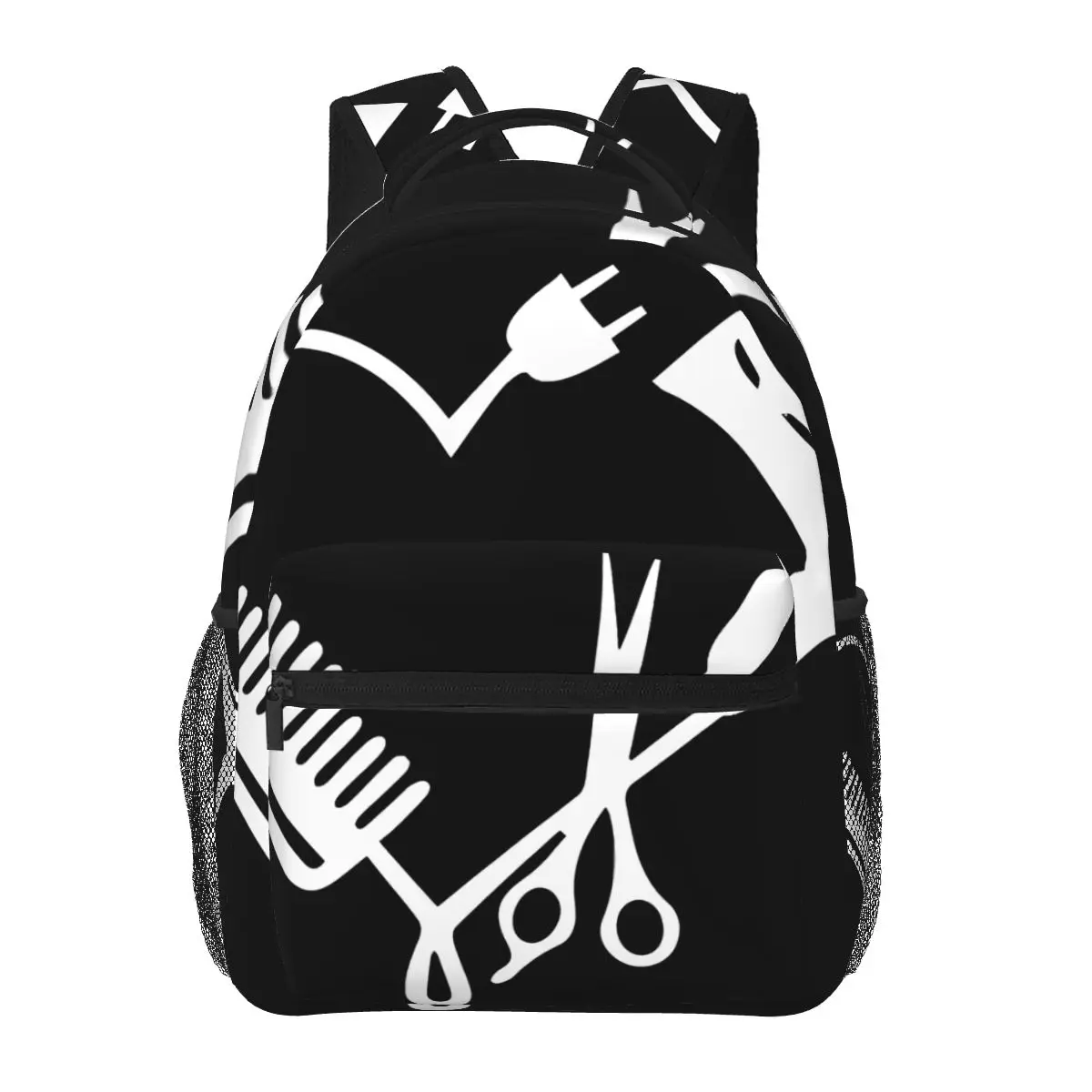 

Hair Dresser Heart Casual Backpack Unisex Students Leisure Travel Computer Backpack