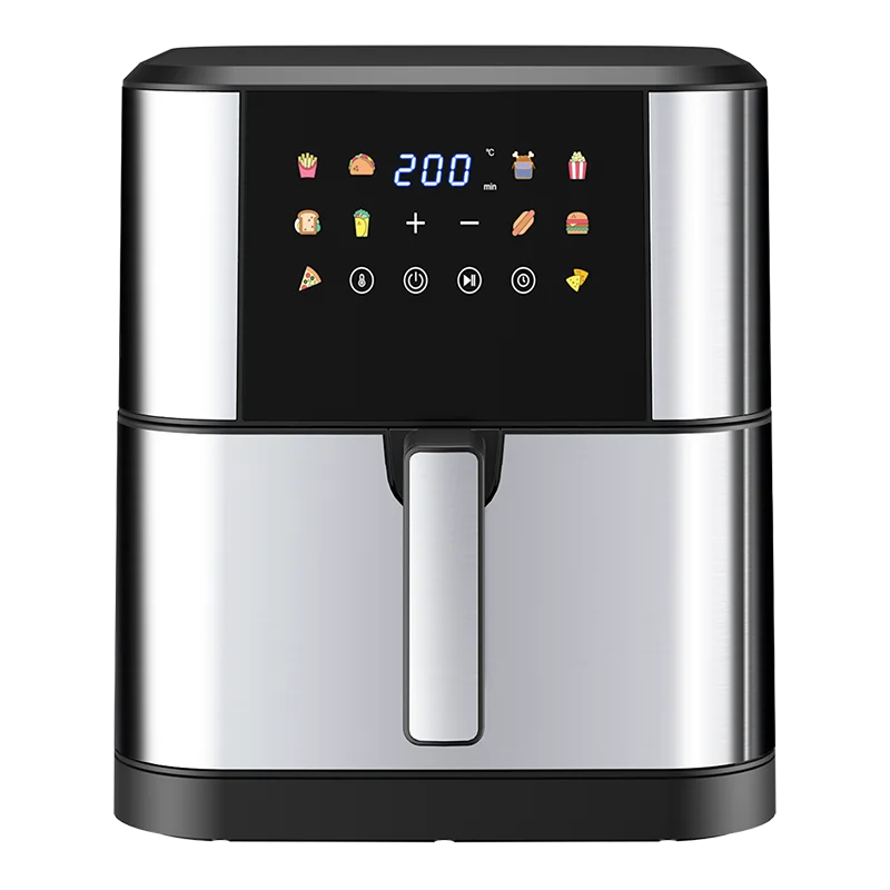 

2026 New Model Multi-functionalKitchen Appliance 360 Hot air Fryer 220V 8L Oil Free Smart Commercial Digital Electric Deep Fryer