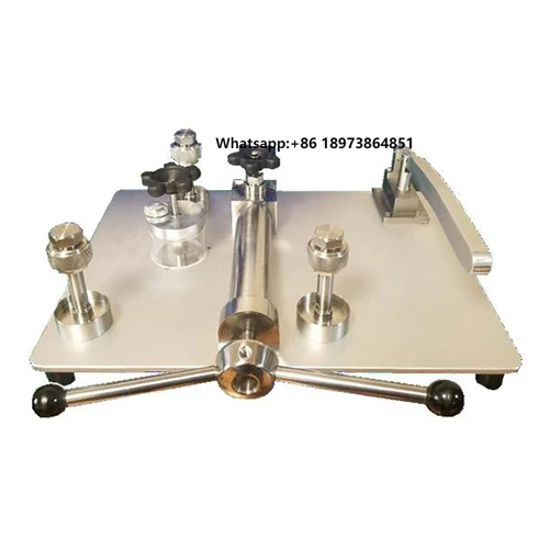 

Bench Hydraulic Source Gas Cylinder Pressure Reducer Calibrator Desktop Liquid Pressure Calibrator Pump Quick Pressuriza