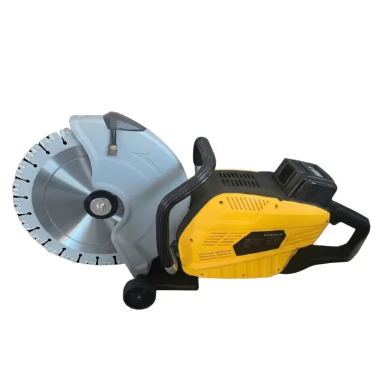 Cordless 80V Lithium Cut-Off Saw 4kW Brushless Motor, 125mm Max Depth Concrete & Metal Cutting Machine