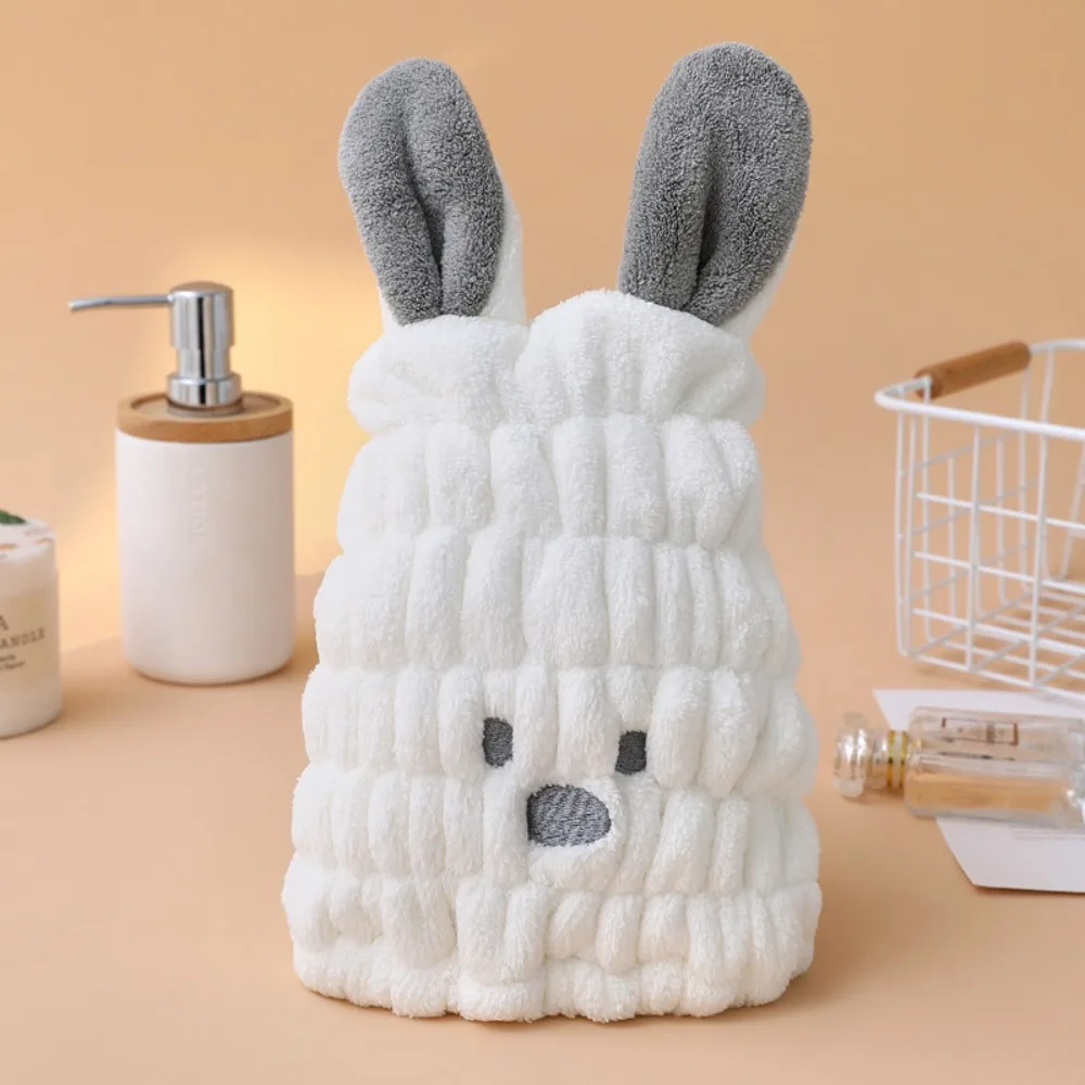 Kids Super Absorbent Hair Drying Cap Quick Dry Thickened Bath Towel for Baby Girls Boys