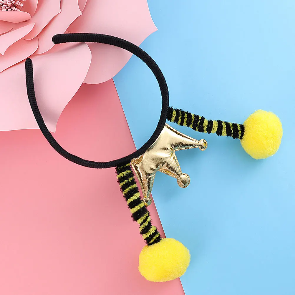 

Желтые повязки на голову для девочек и мальчиков, аксессуары для маскарада, вечерние головные уборы, реквизит, растягивающиеся волосы, костюмы в форме животных