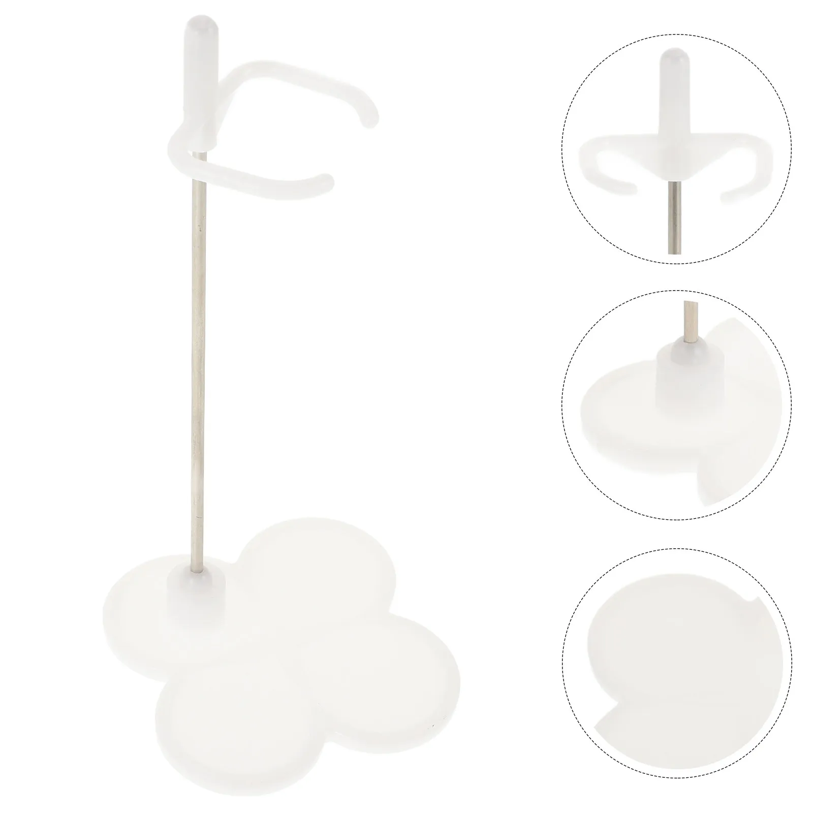 Stable Support Stand Action Figure Display Vertical Organizer Portable Rack for Home Shop Handmade Models Accessories