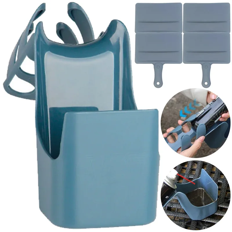 

No-Mess Motorcycle Chain Lube Tool with Anti-Splash Guard & Oil Collector Box for Easy Bicycle Chain Cleaning and Maintenance