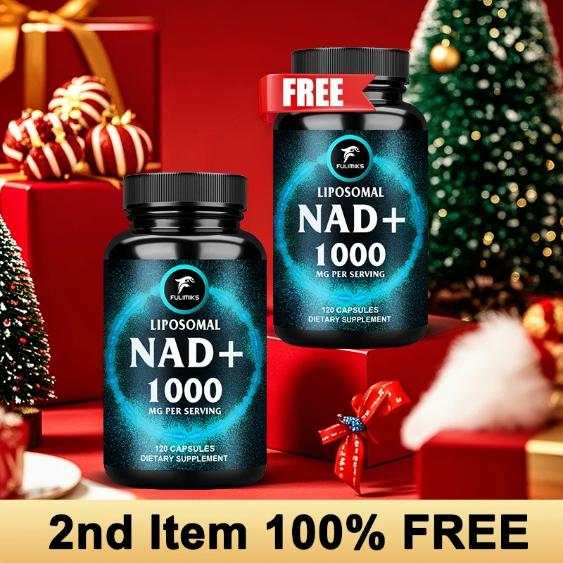 

High-Strength NAD+ Support Supplement - Promote Healthy Aging, Maintain Cellular Energy & Protect DNA Integrity, Non-GMO