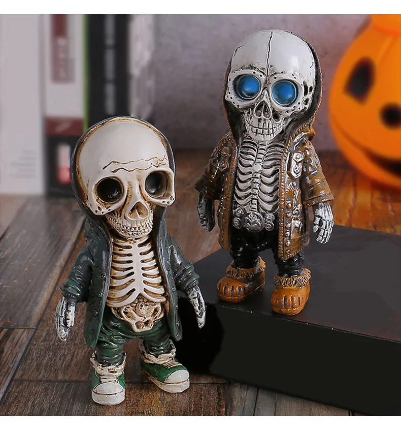 Hot selling new Halloween skull ornament fashionable and creative decoration ghost festival atmosphere scene decoration prop