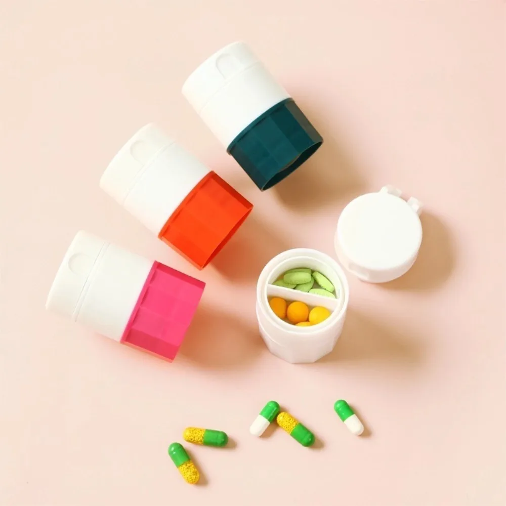 New Portable Pill Splitters Cutter Medicine Vitamin Split Drugs Tablet Cutting Pills Box Cases Container Storage Organizer Care