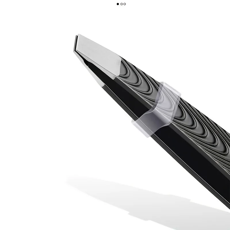 Pęseta do brody ze stali nierdzewnej, trymer, gradientowy kolor jasny beż i narzędzie do usuwania włosów do makijażu twarzy, brwi, rzęs, klips