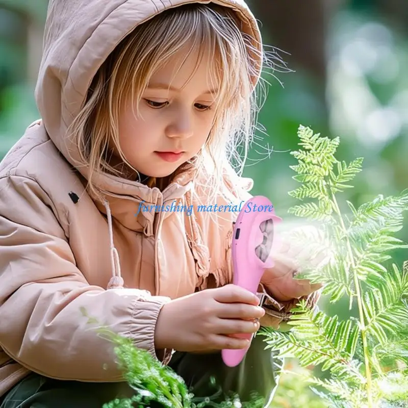 Y5GD 100MP Camera Kids Science Exploration Toy Portable Handheld Digital Microscope With High Magnification For Learners