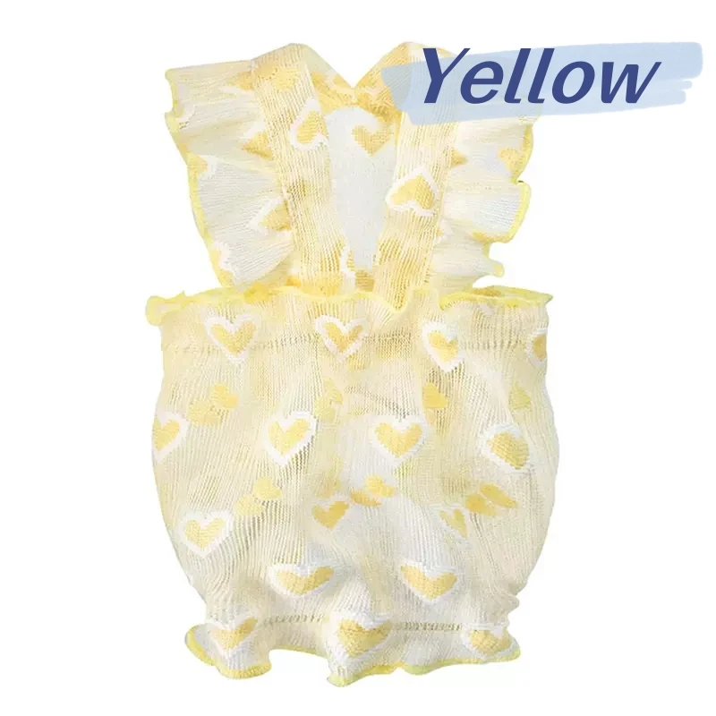 Pet Clothes Fine Twinkle Print Back Heart Small Dog Cat Teddy Bears Corgi Spring Summer Thin Clothes