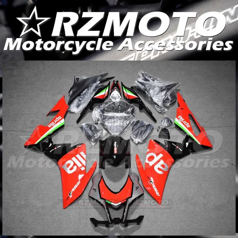 

Комплект обтекателей для мотоцикла ABS, 4 подарка, подходит для Aprilia RSV4 1000 2016 2017 2018 2019 16 17 18 19, кузов красного и черного цвета на заказ