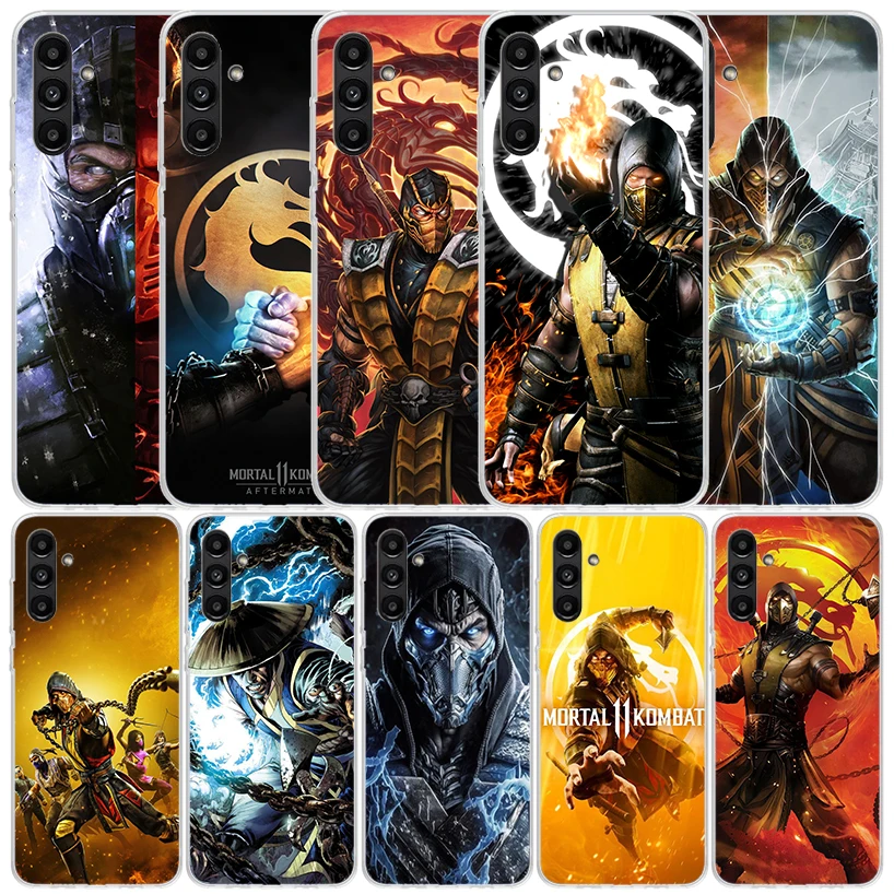 Mortal Kombat Phone Case For Samsung Galaxy A15 A14 A13 A12 A55 A54 A53 A52 A35 A34 A33 A32 A25 A24 A23 A22 A04S A03S A02S