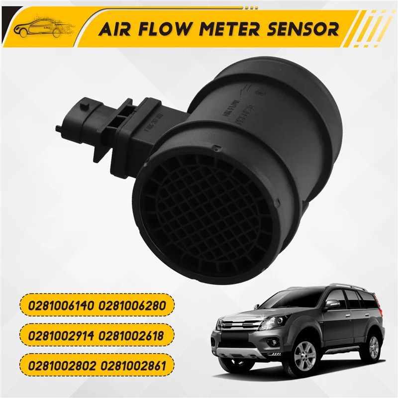 0281006140 รถ Mass Air Flow Sensor สําหรับกําแพง Haval JMC Jiangling Kaiyun Isuzu 0281006280 0281002914