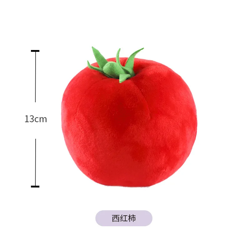 Premium assortiment gevuld fruitspeelgoed - realistische watermeloen ananas kaveloen knuffels voor fantasiespel en educatieve spellen