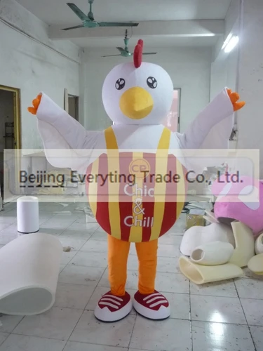 New Adult Hot Sale Foam Cute Chicken Cartoon Mascot Costume Plush Christmas Fancy Dress Halloween Mascot Costume