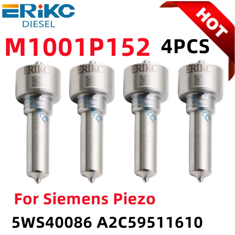 4PCS M1001P152 New Diesel Fuel Injector Nozzle For Siemens Piezo Injection 5WS40086 A2C59511610 4M5Q-9F593-AD 4M5Q9F593AD