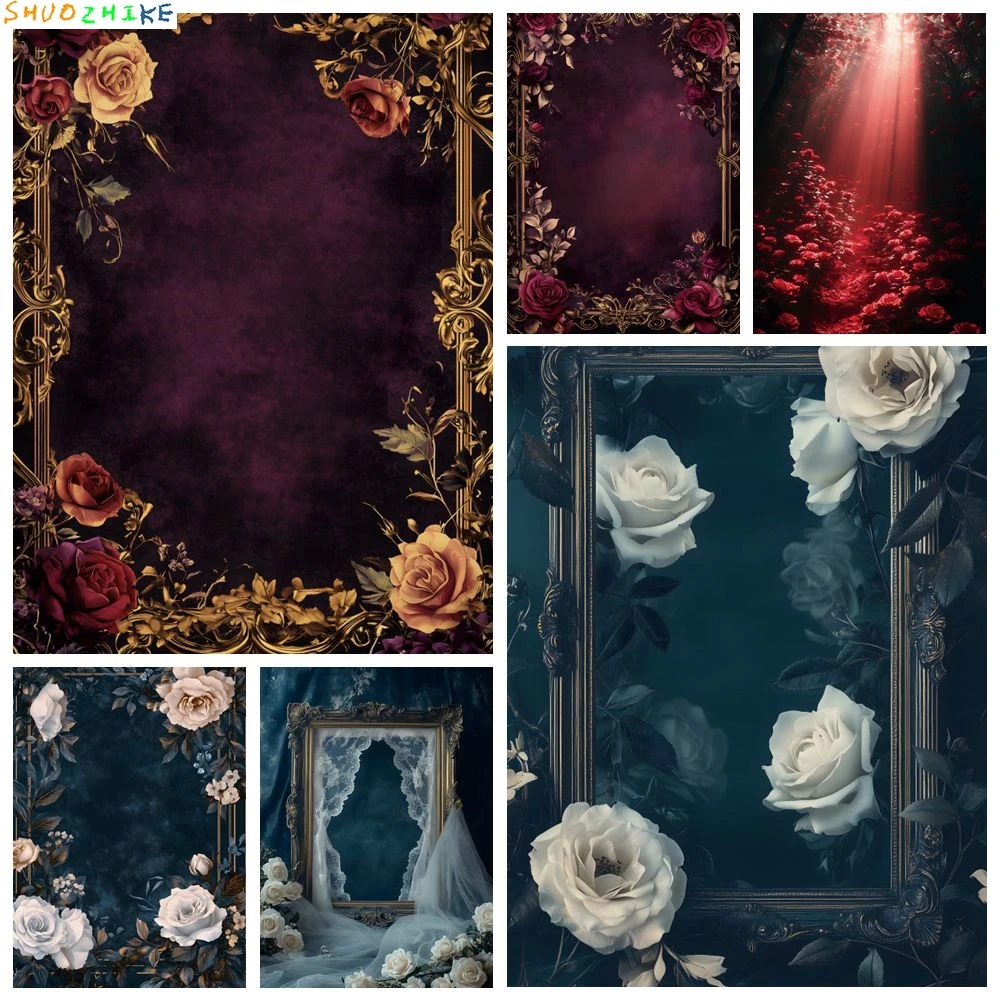 

Art Portrait Photography Backdrop Vintage Style Kids Birthday Wedding Bride Pregnant Woman Photo Photocall Background Decor Prop