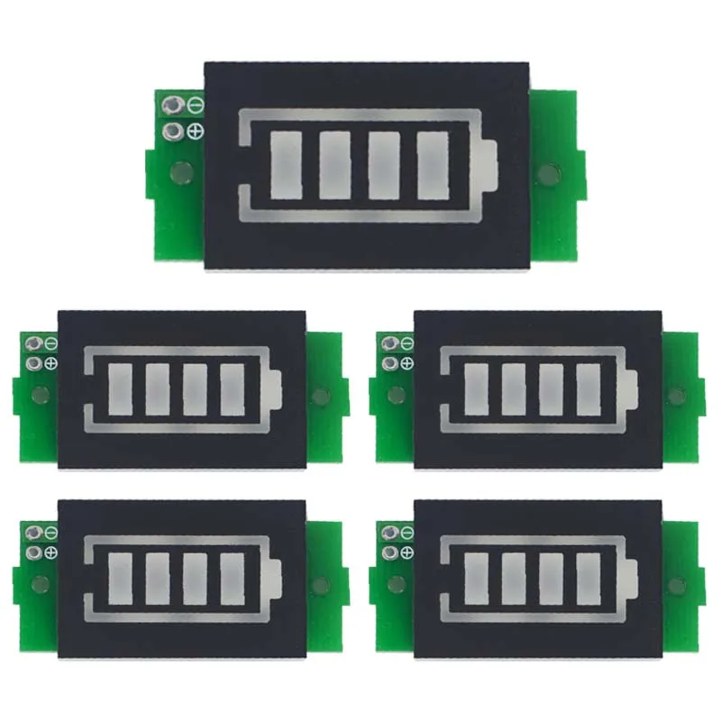 1S-8S 3-34V Lithiumbatterij Capaciteit Indicator Module Elektrische Voertuig Batterij Tester Li-ion 1-8S Laagspanning Zoemer Alarm