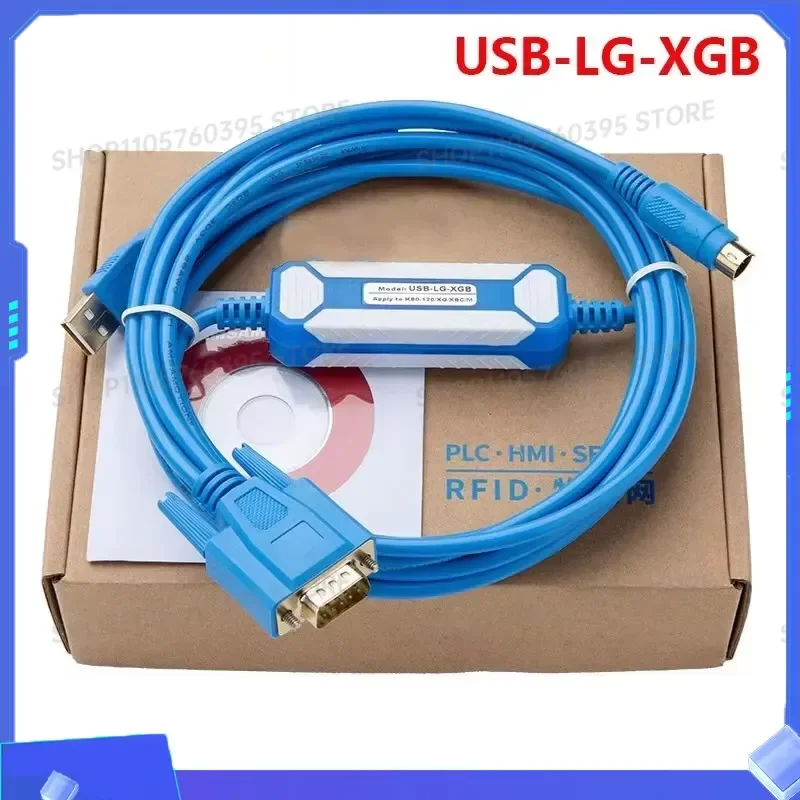 1PC USB to XGB Programming Cable for LS XBC XBM K7M Series PLC Adapter