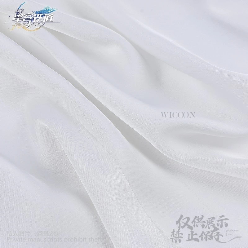 애니메이션 게임 혼카이: 스타 레일 코스프레 Tribios 의상 맞춤형 그리스 레트로 화이트 드레스 로리타 레드 롱 가발 여자 여자 섹시한