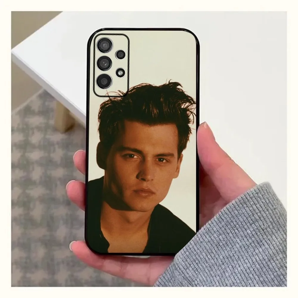 J-Johnny D-Depp Phone Case For Samsung Galaxy A13,A21s,A22,A31,A32,A52,A53,A71,A80,A91 Soft Black Cover