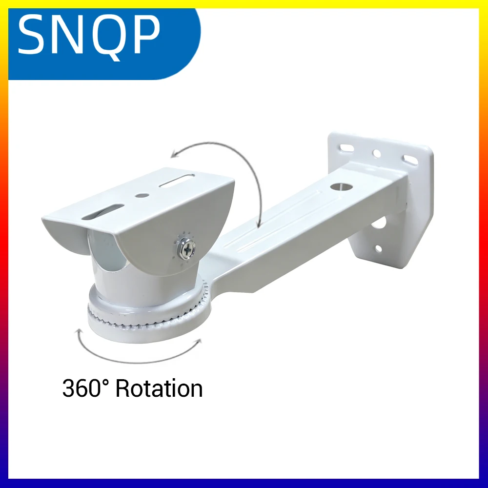 Security Camera Mount Bracket CCTV Clamp Mount Universal Surveillance Camera Bracket for Backyard Lawn Outdoor