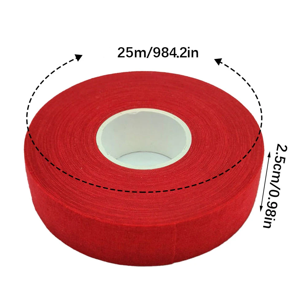 25M Thick Durable Hockey Tape Multicolor Ice Hockey Grip Tape for Hockey Sticks Outdoor Sports Waterproof Viscous Tape