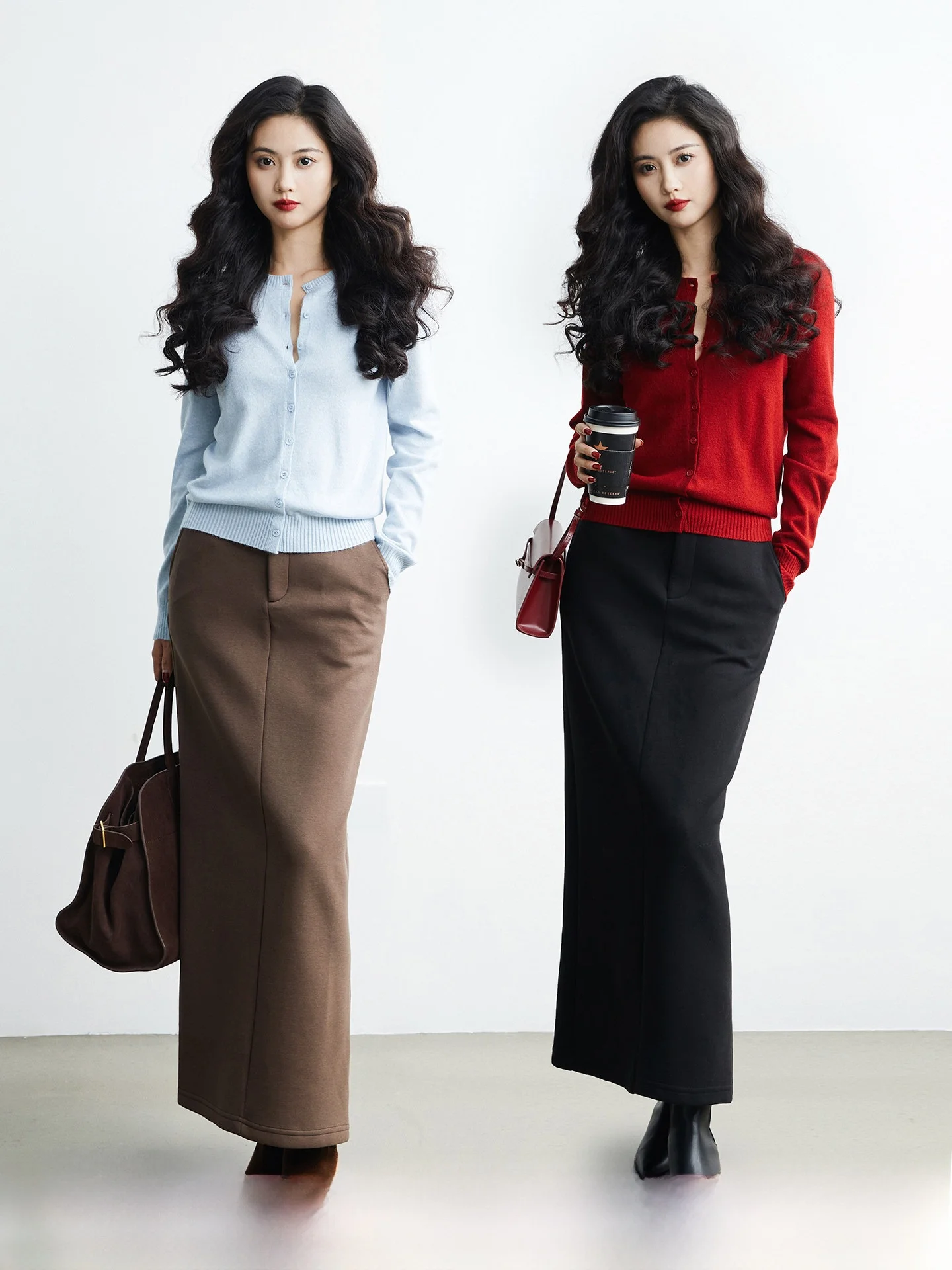 

TAIYANG OFFICE Fce Lined Straight Skirt Women's Casual Commute Long Skirt High Waist Ci Commute Polyester Fiber