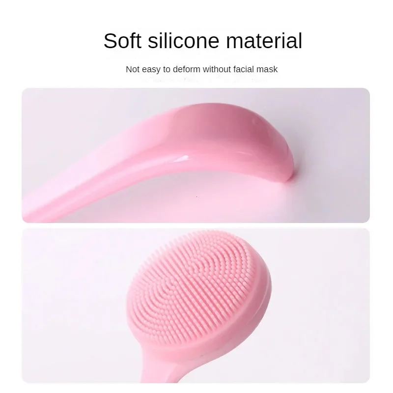 Zachte siliconen gezichtsreinigingsborstel Verwijder make-up mee-eter verwijderaar Draagbare schoonheidshulpmiddelen Gezichtsreinigingsborstels Schoonheid