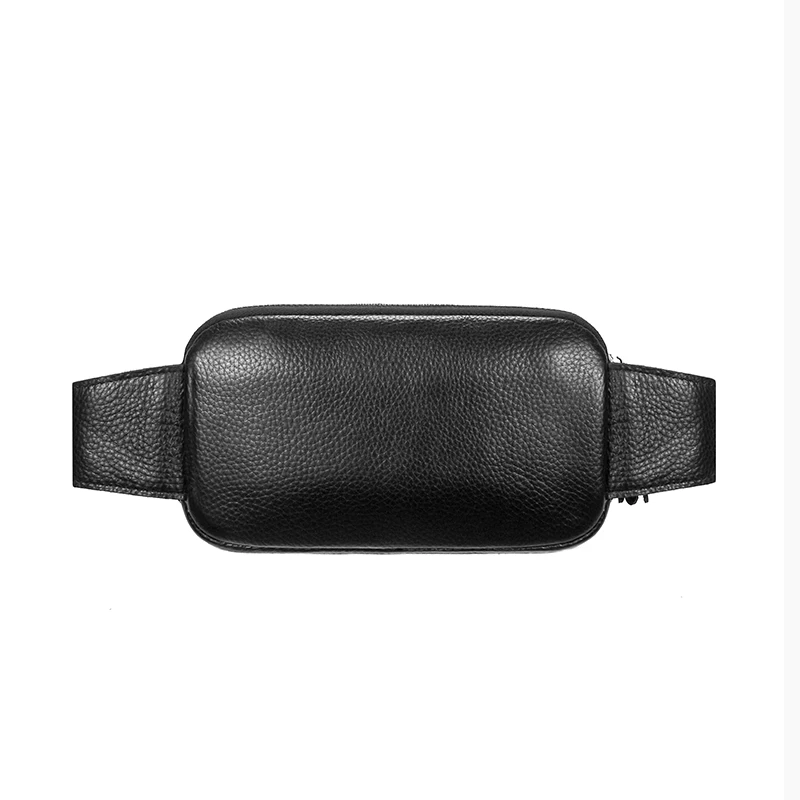 Leather Waist Pack Fanny Bag for Men Women Outdoor Travel Sports Running Walking Hiking Slim Cell Phone Purse Waist Wallet Pouch