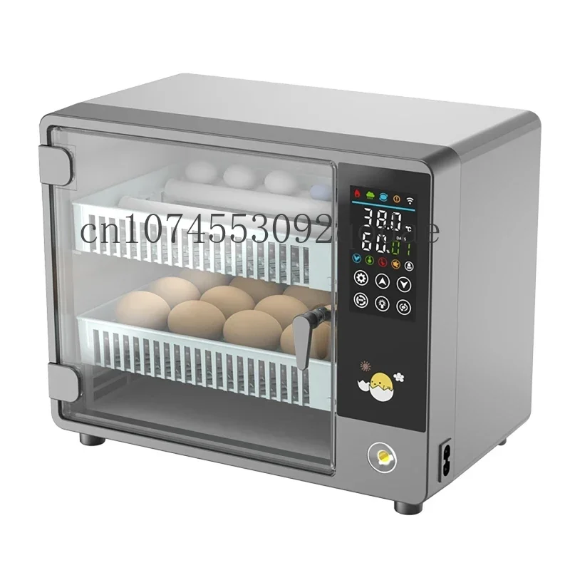 

24 Eggs Incubator With Drawer Type Egg Incubator Turner With Automatic Waterbed Replenishment Temperature Control Touch Screen