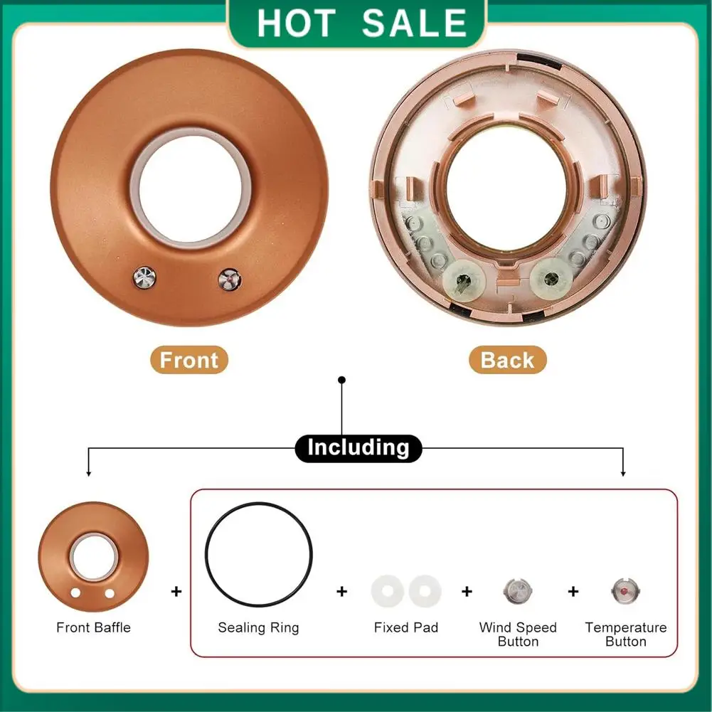 Consegna in 24 ore Copertura anteriore di ricambio Deflettore anteriore Shell Board per Dyson Supersonic HD01 HD02 HD03 HD07 HD08 Asciugacapelli Attac