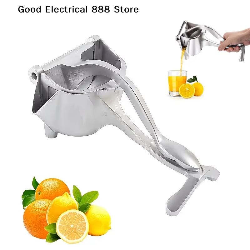 Manual Juice Squeezer Aluminum Alloy Hand Pressure Juicer Pomegranate Orange Lemon Sugar Cane Juice Kitchen Bar Fruit Tools Acce