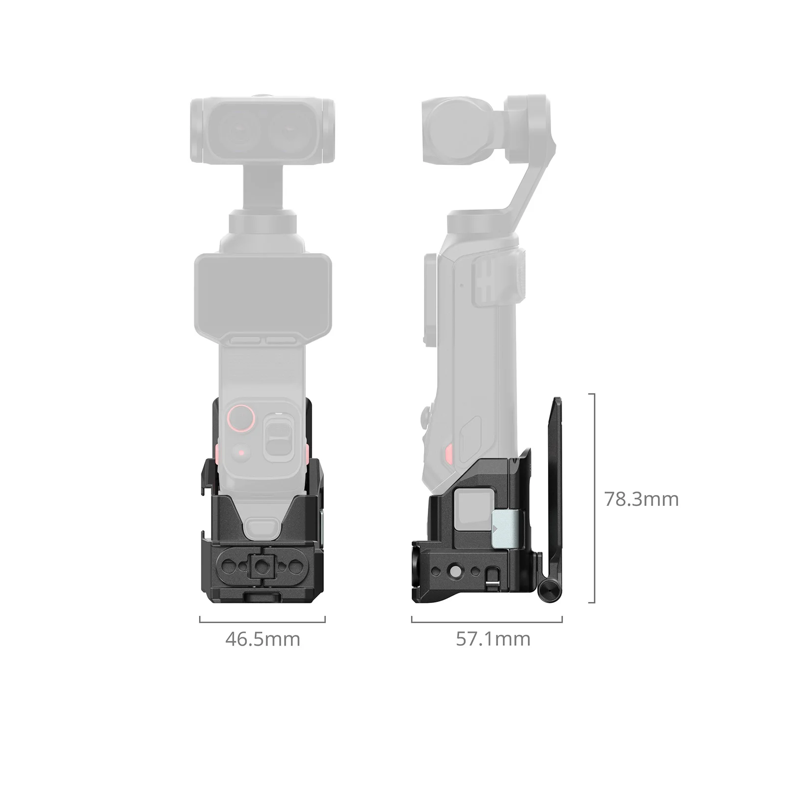 SmallRig Anbaubare Halterung für Insta360 Luna Ultra / Luna Pro Funktioniert als Arca-Swiss-Platte Magnetische Montageplatte Tischstativ – Detail 7
