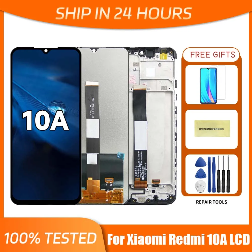 6.53\'\' Display for Xiaomi Redmi 10A 220233L2C, Lcd Display Touch Screen Digitizer Assembly for for Redmi 10A Redmi10A