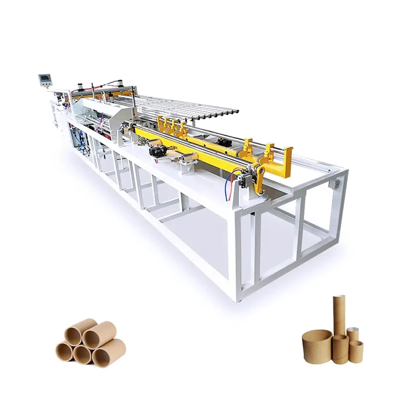 Automatic Cardboard Cylinder Winding Forming Production Line Machine Spiral Paper Tube Core Making Machine