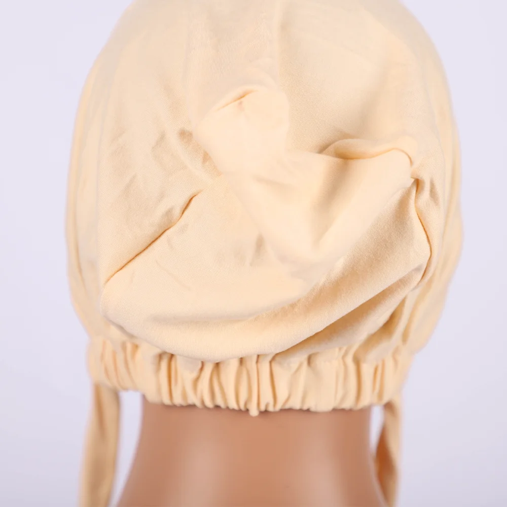 RIMAIRE Pure Color Muslim Fashionable Hijab Elastic and Smooth Inner Hijabs for Women Milk Fiber Silk Turban Headscarf