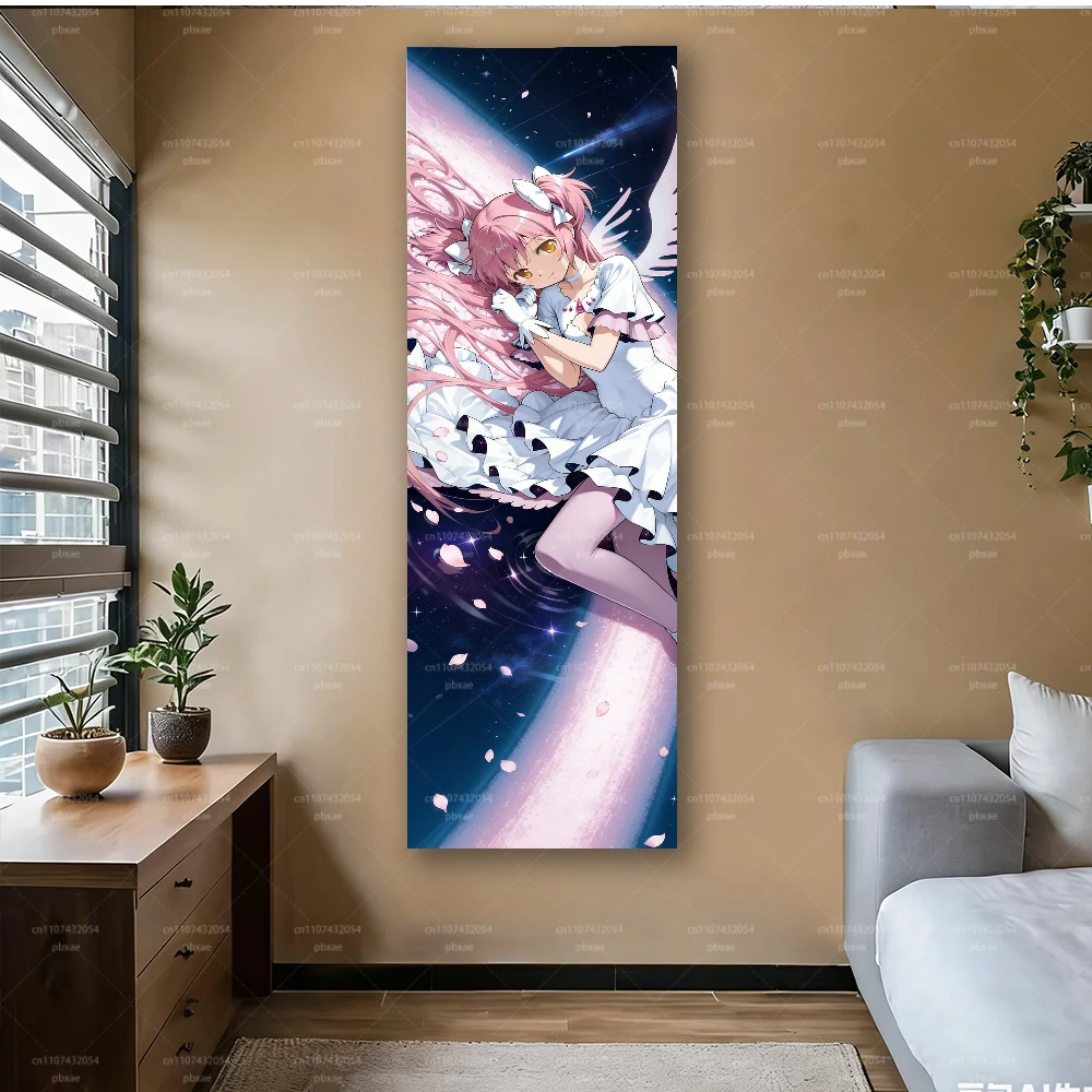Puella Magi Madoka Magica Ultimate Madoka Long Tapestry Anime Wall Hanging for Room Decor