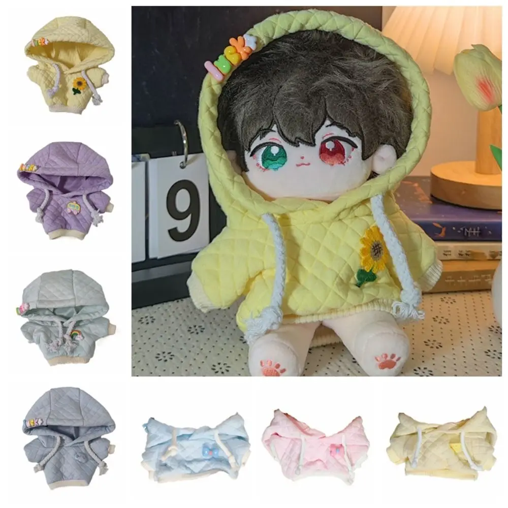 Sweet 20cm Cotton Doll Dress Hoodies DIY Cotton Doll Clothes Mimi Dress Up Plush Toy Clothes Children's Gift