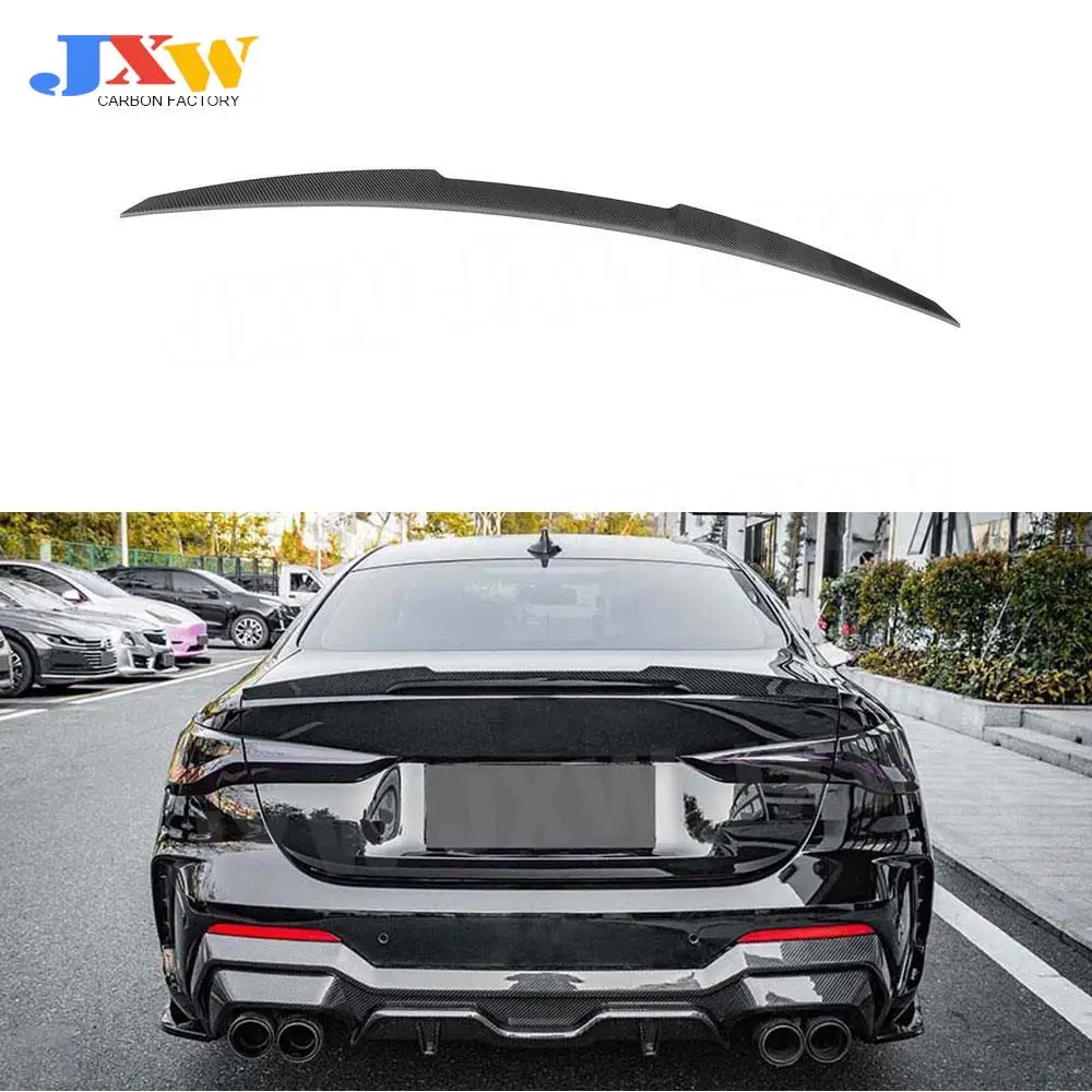 

Dry Carbon Rear Trunk Spoiler Wings Bodykits for BMW 4 Series G22 G82 M4 Coupe 2020+ Rear Bumper Spoiler Car Styling