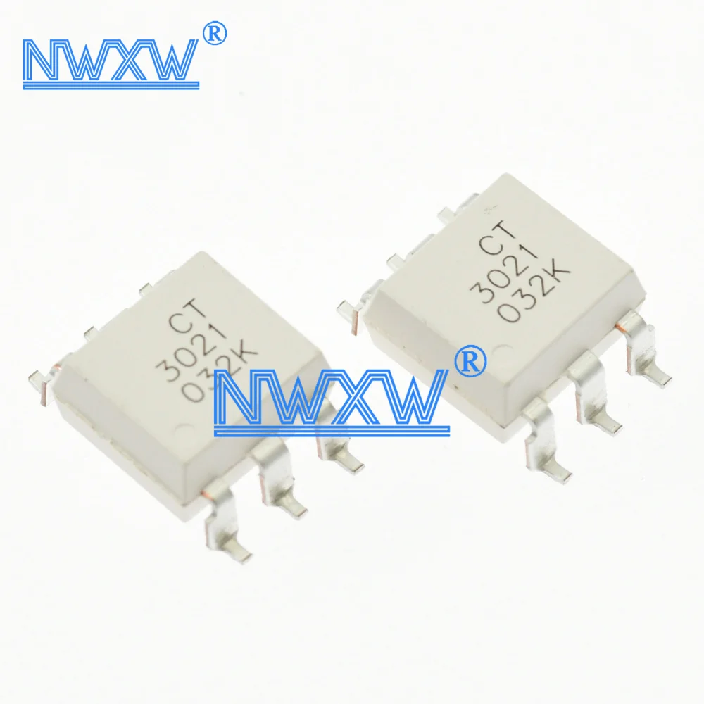 Surface mount optocoupler CT3021 (S) (T1) SMD-6 compatible with MOC3021 coupler chip 3021 3O21