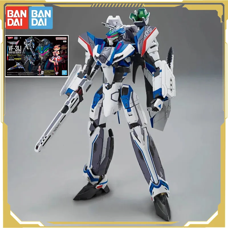 

Bandai Original Macross Anime Figure HG 1/100 Siegfried Blast Machine Deluxe Edition Action Figure Toys for Boys Girls Kids Gift