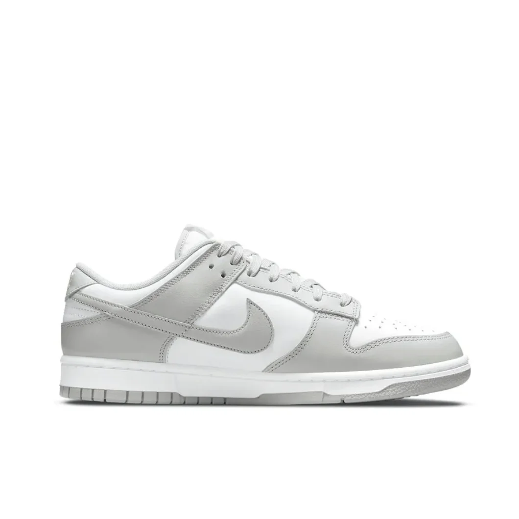 NIKE Original DUNK LOW Men's and women's board shoes Non-slip wear-resistant casual shoes Gray