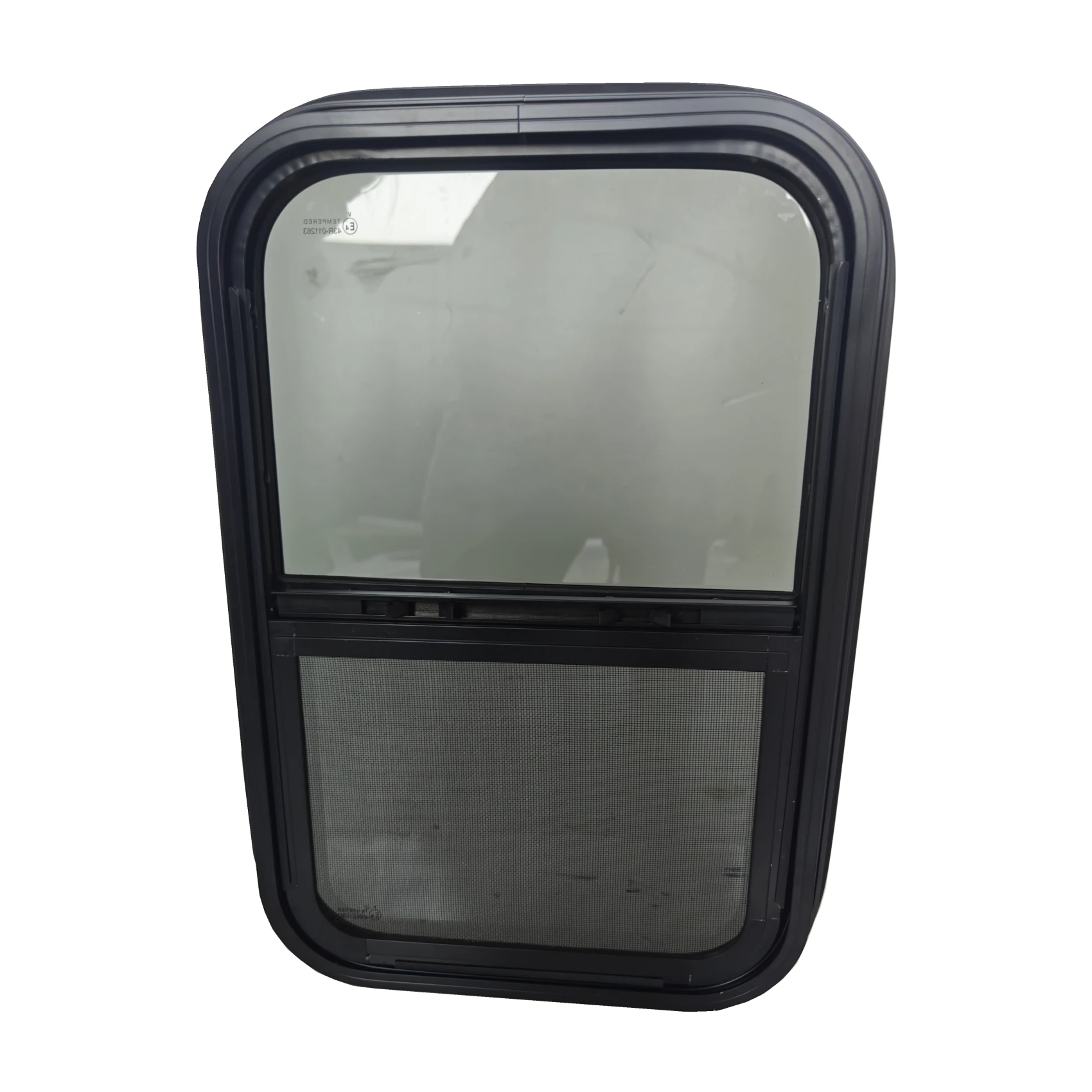 

2025 Aluminum Alloy Tempered Glass Caravan Trailer RV Motorhome Vertical Slide Windows with Insect Proof Net
