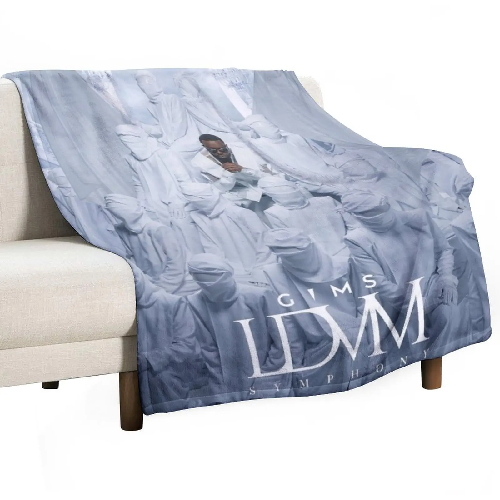 GIMS LDVM SYMPHONY Throw Blanket Flannels anime Plaid on the sofa cosplay anime halloween Beach Blankets